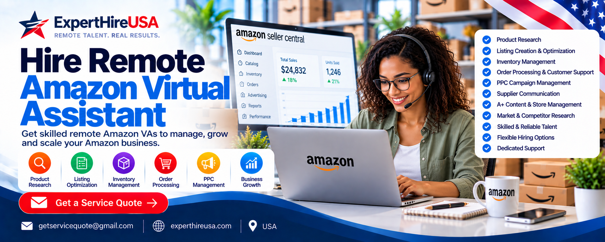 Hire Remote Amazon Virtual Assistant Hire Remote Amazon Virtual Assistant