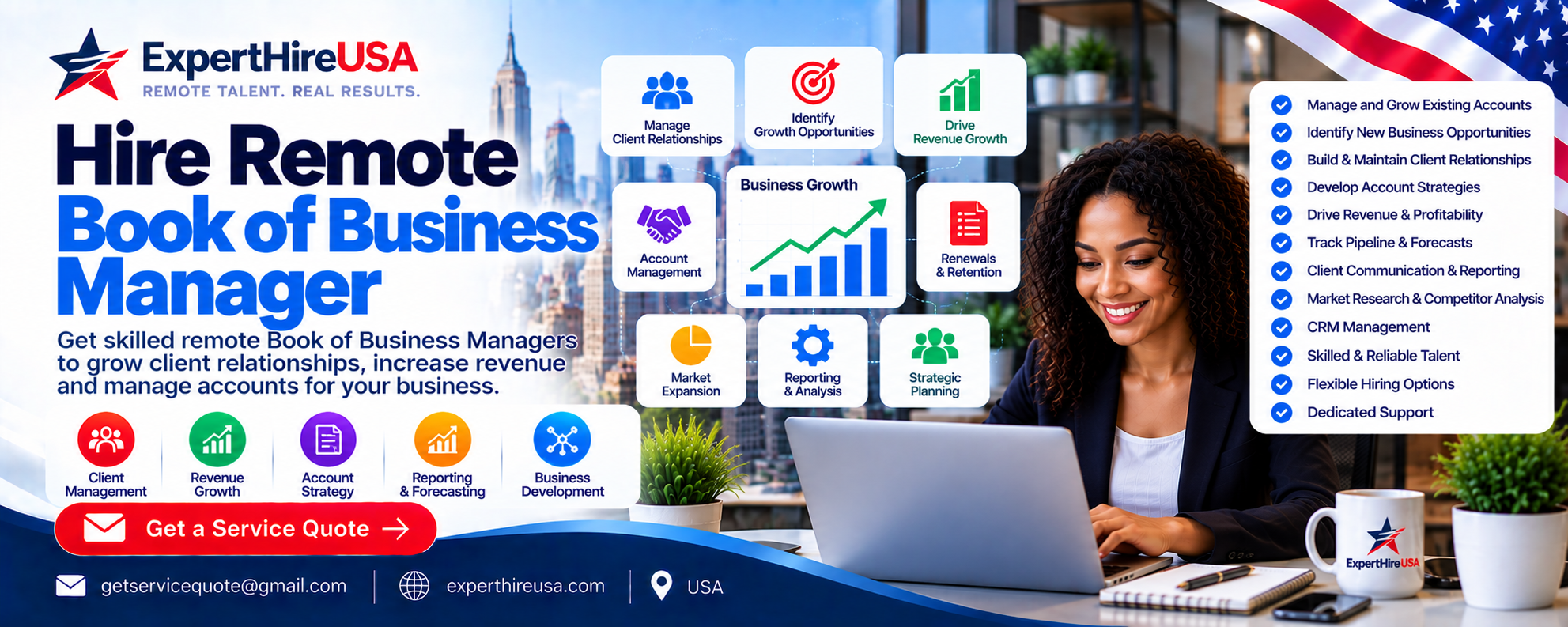 Hire Remote Book of Business Manager