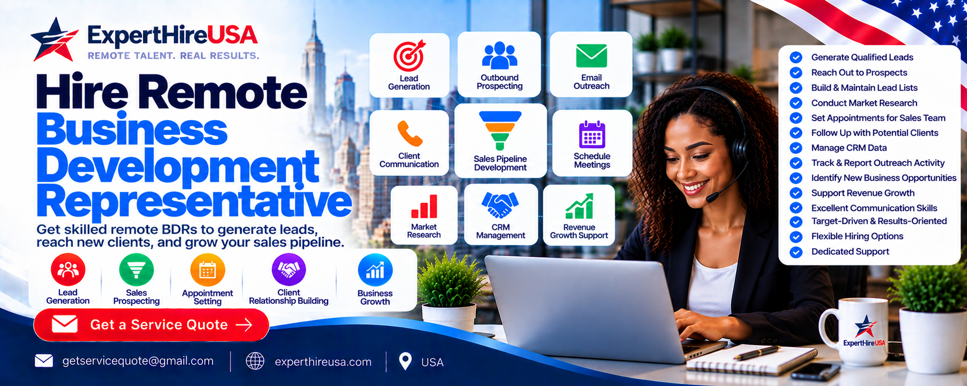 Hire Remote Business Development Representative