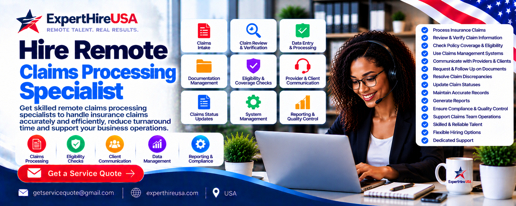 Hire Remote Claims Processing Specialist