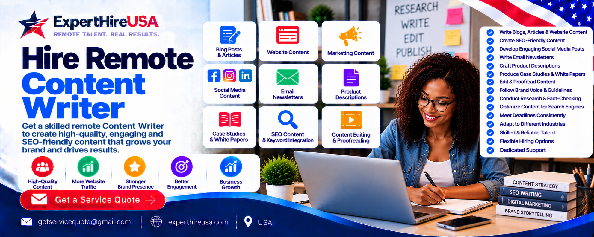 Hire Remote Content Writer