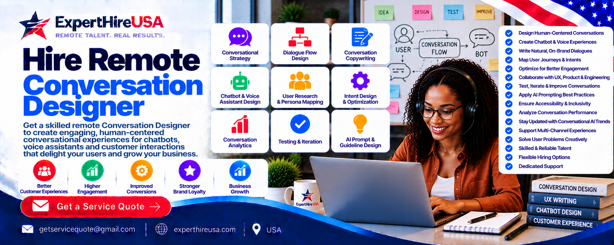 Hire Remote Conversation Designer