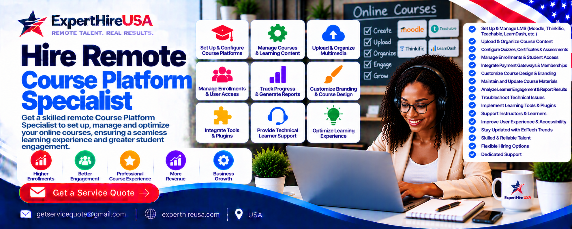 Hire Remote Course Platform Specialist Hire Remote Course Platform Specialist