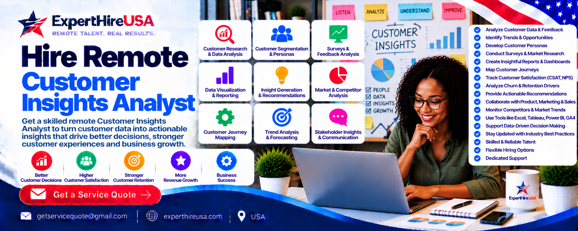 Hire Remote Customer Insights Analyst