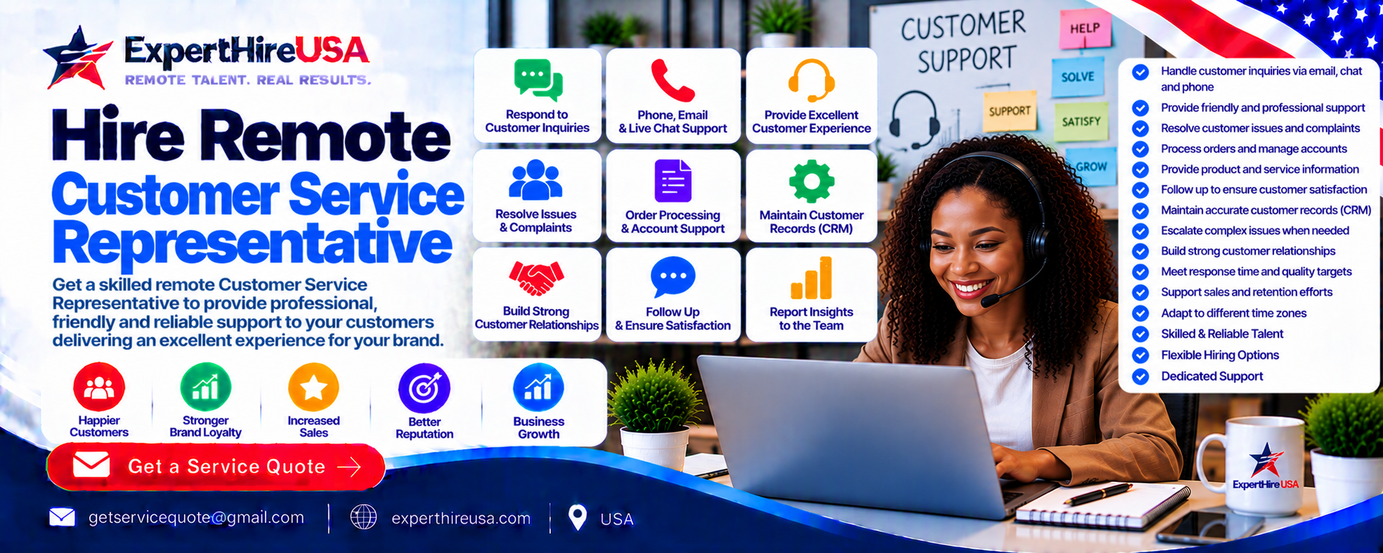 Hire Remote Customer Service Representative