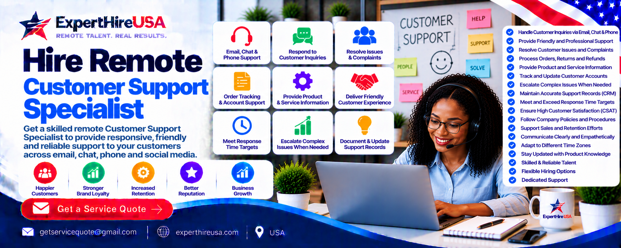 Hire Remote Customer Support Specialist