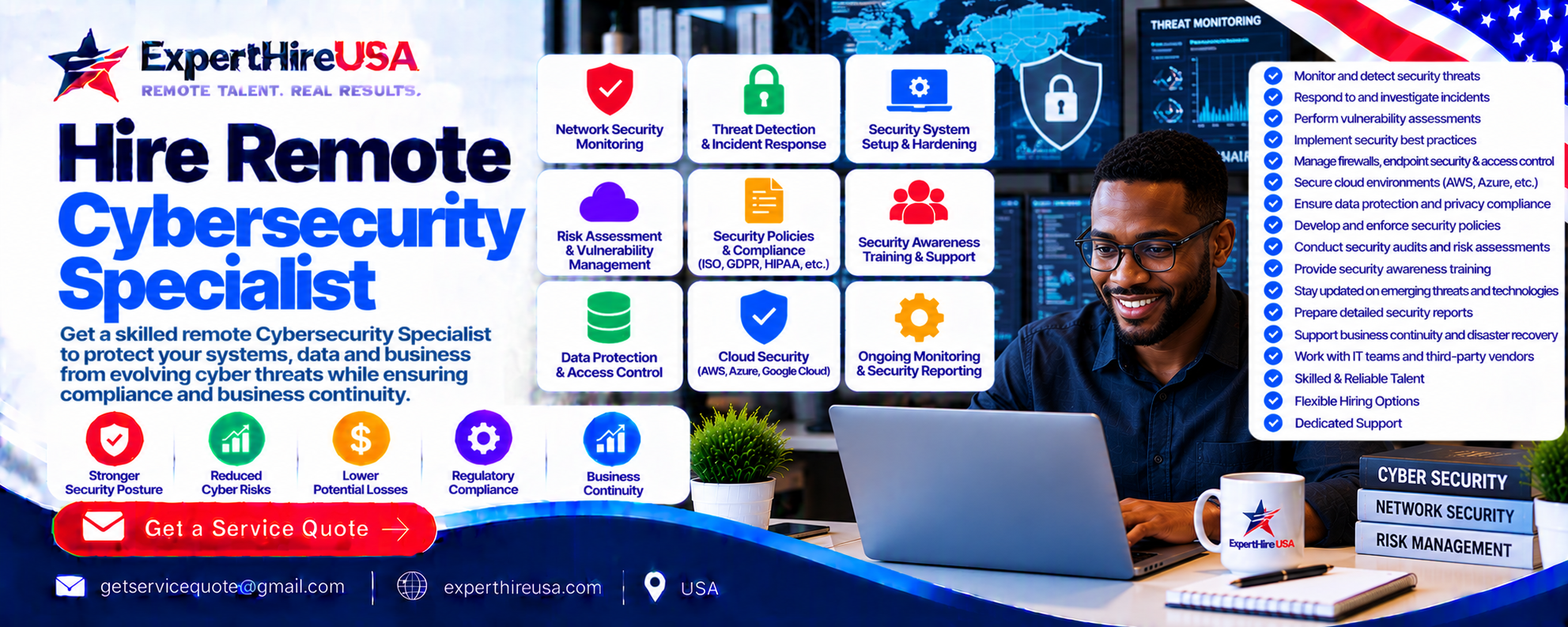 Hire Remote Cybersecurity Specialist Hire Remote Cybersecurity Specialist