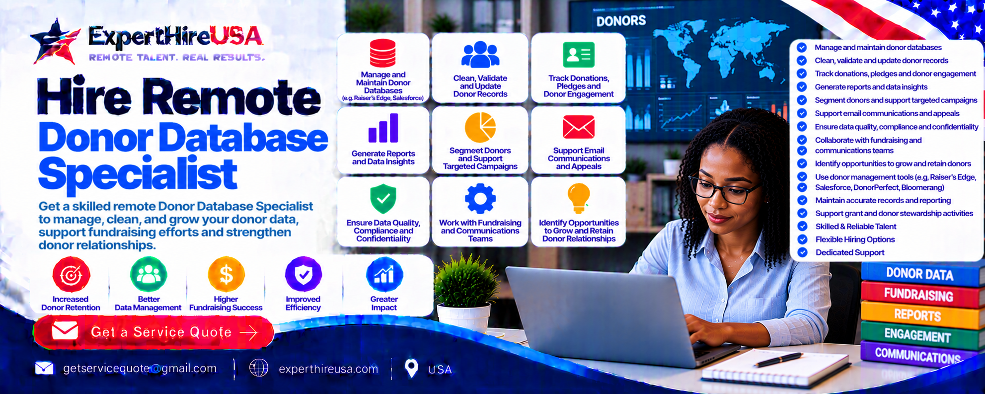 Hire Remote Donor Database Specialist Hire Remote Donor Database Specialist