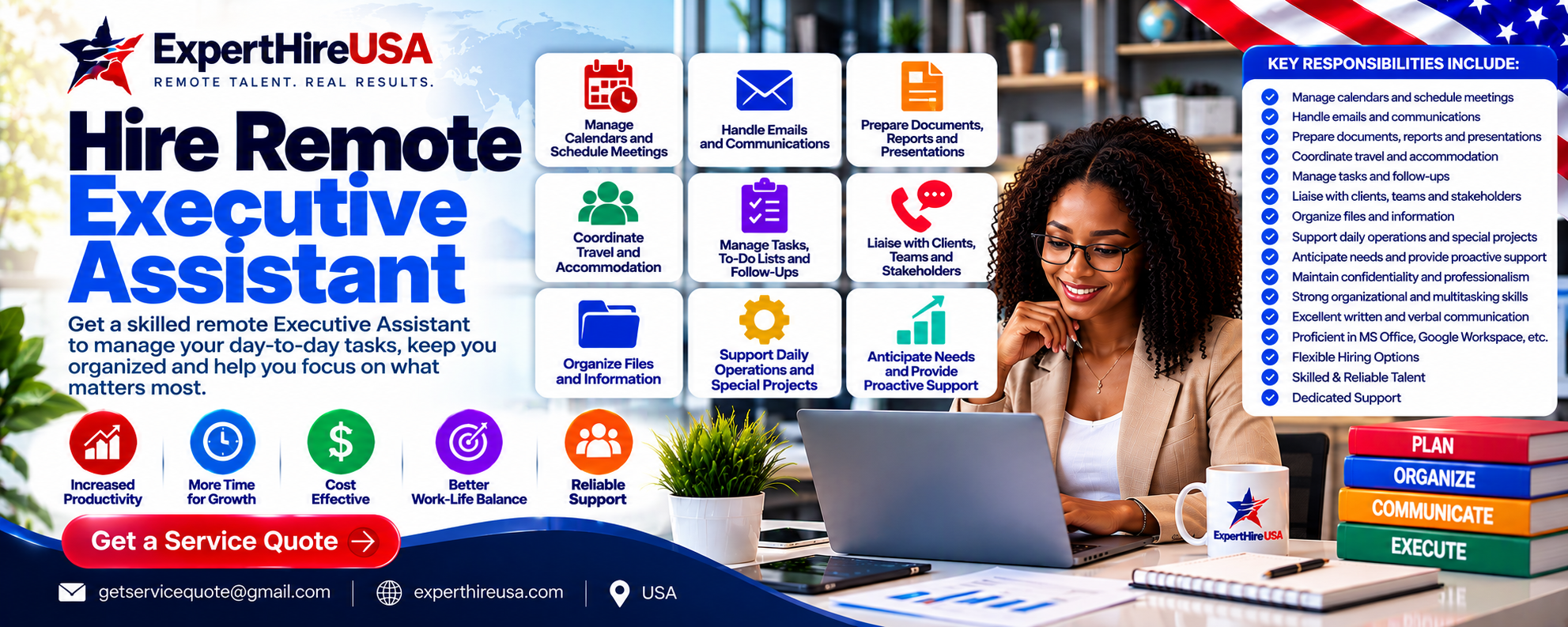 Hire Remote Executive Assistant