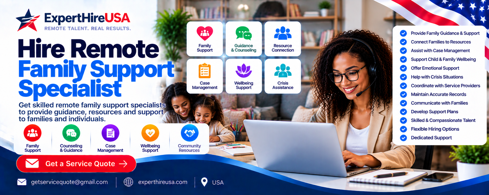 Hire Remote Family Support Specialist