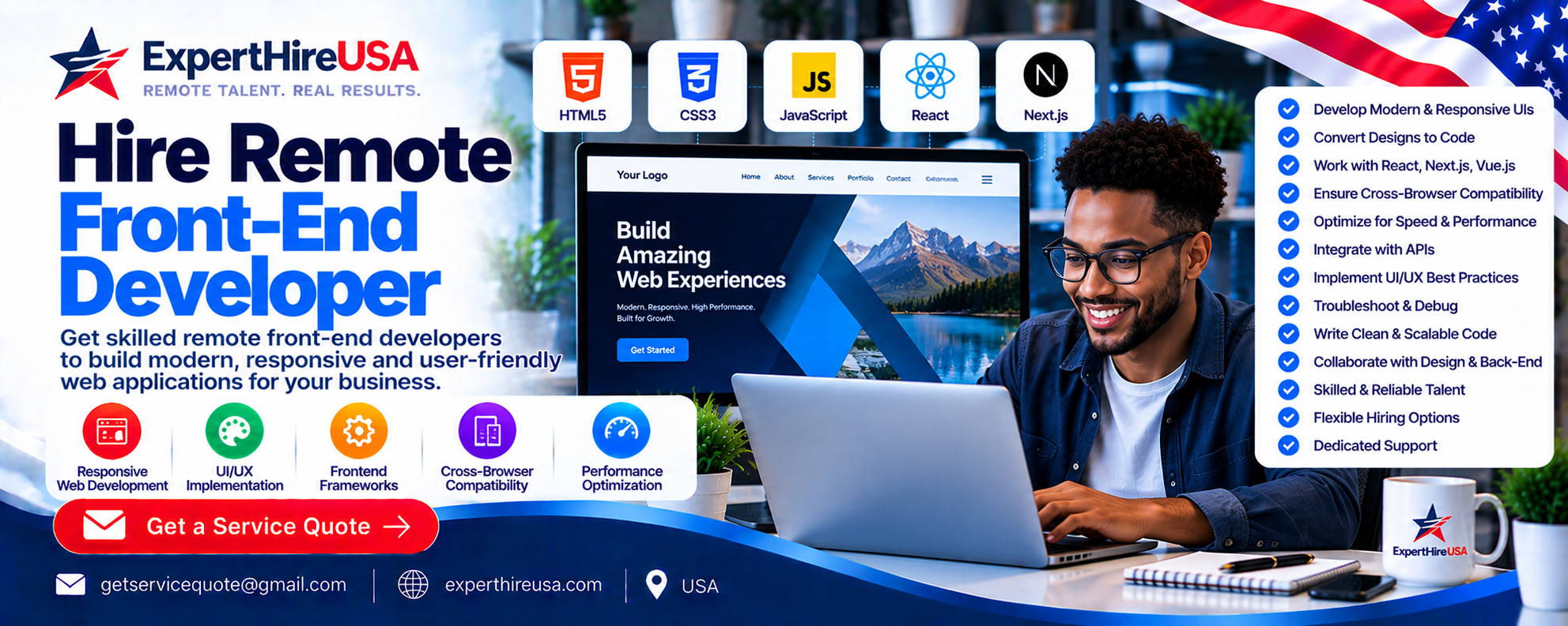 Hire Remote Front-End Developer
