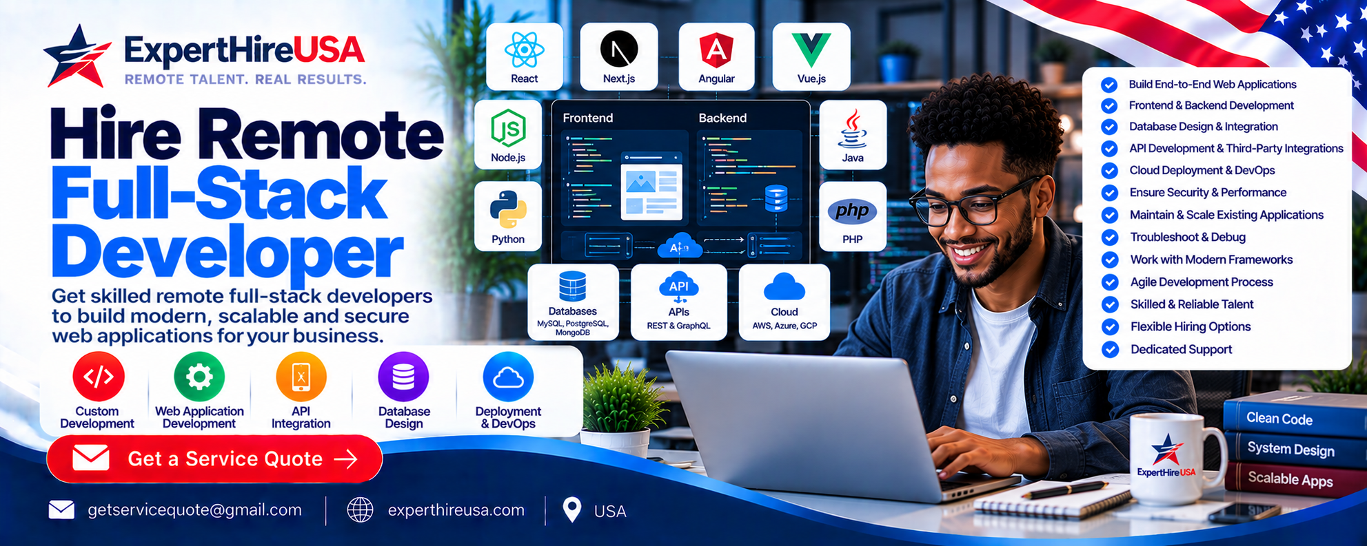 Hire Remote Full-Stack Developer