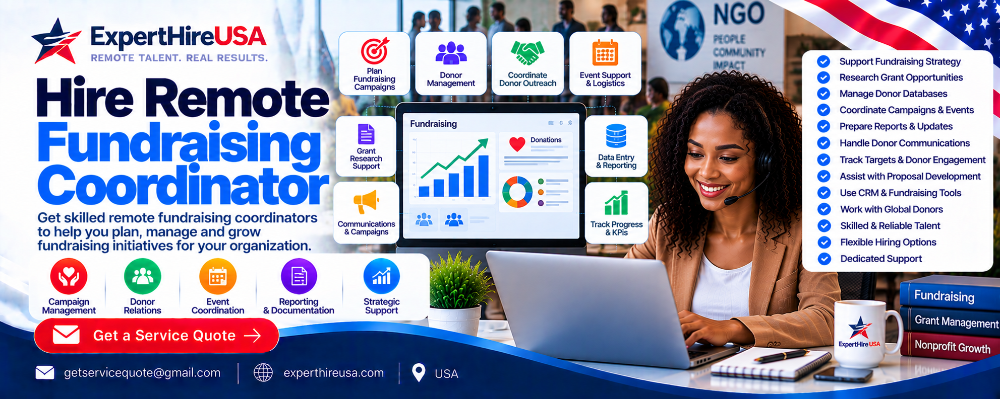 Hire Remote Fundraising Coordinator Hire Remote Fundraising Coordinator