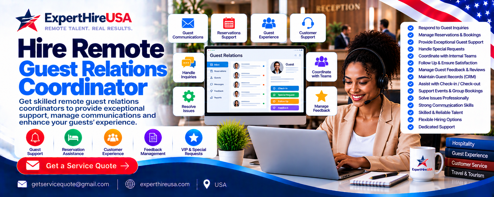 Hire Remote Guest Relations Coordinator
