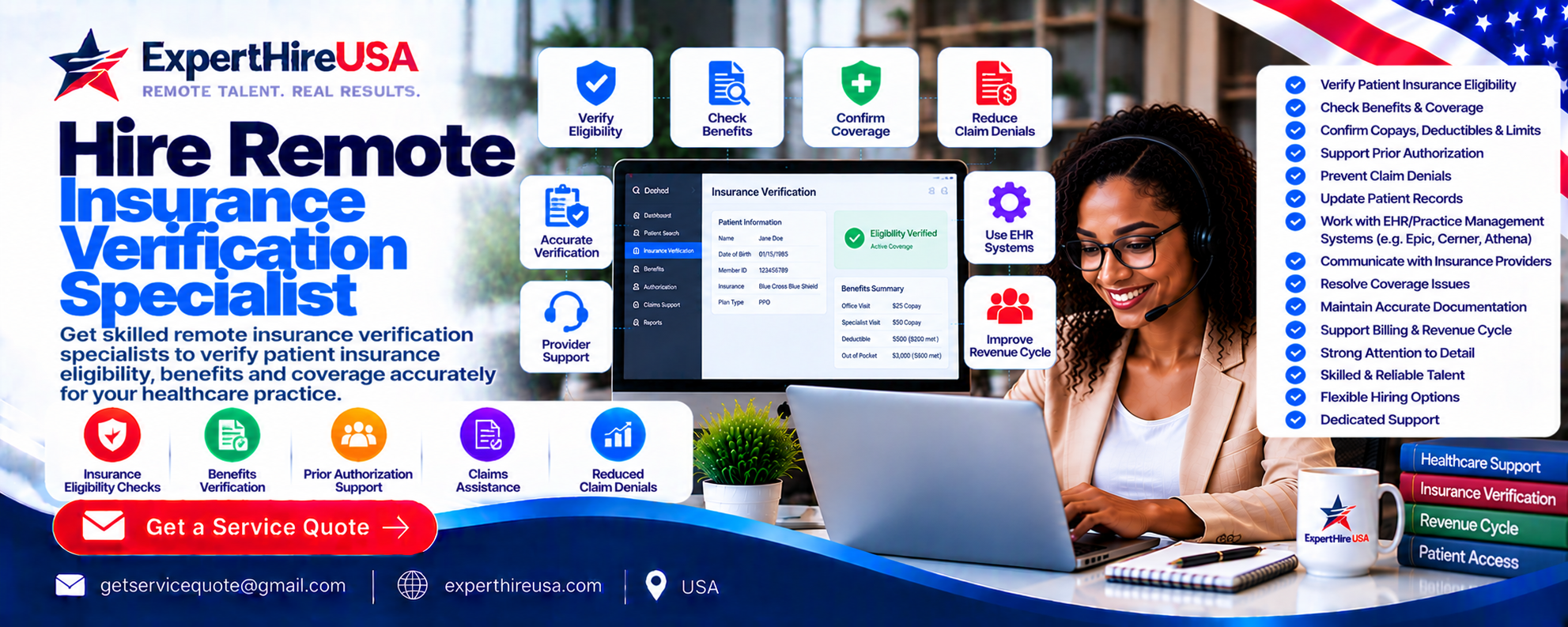 Hire Remote Insurance Verification Specialist Hire Remote Insurance Verification Specialist