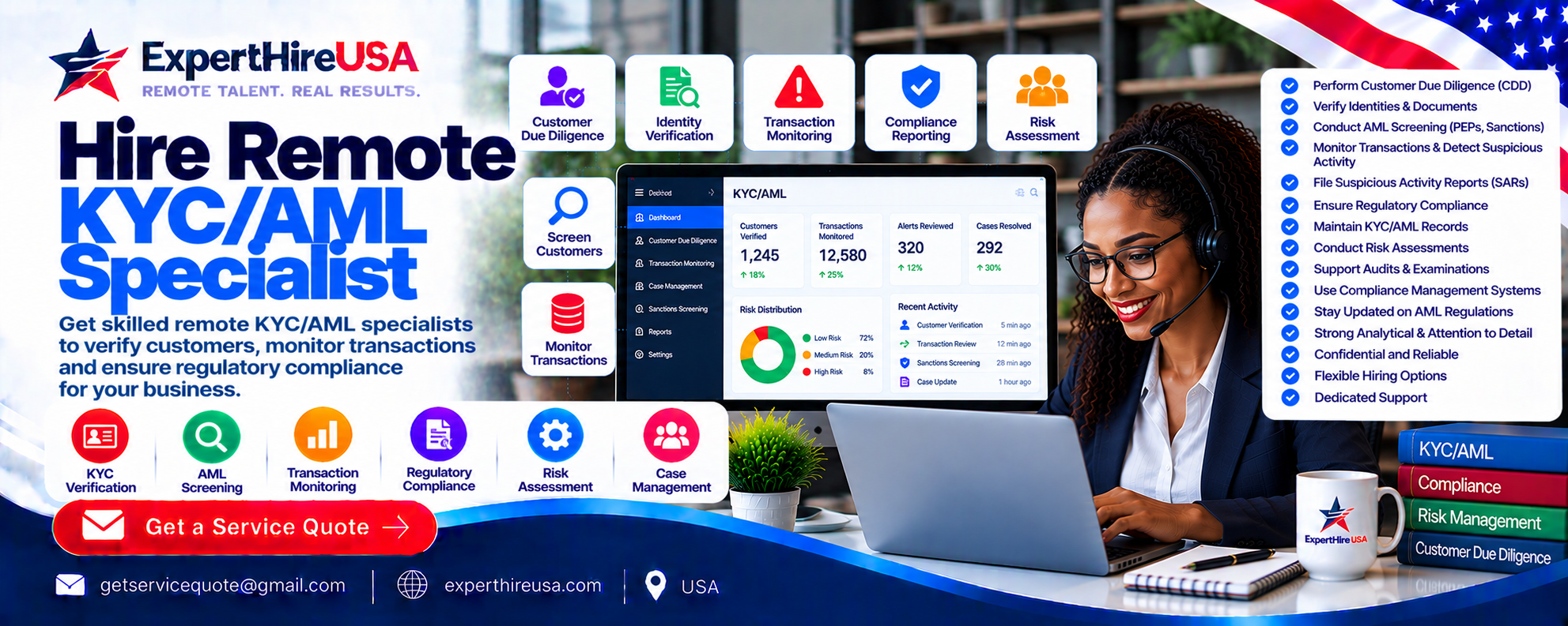 Hire Remote KYC AML Specialist