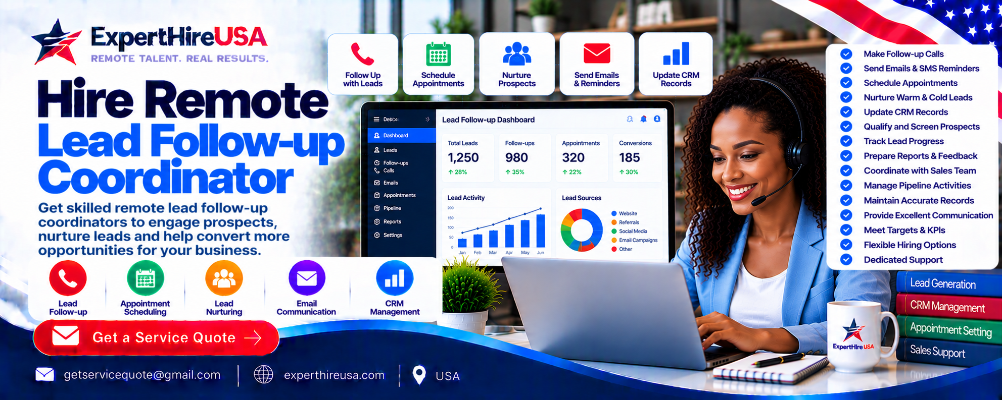 Hire Remote Lead Follow-up Coordinator
