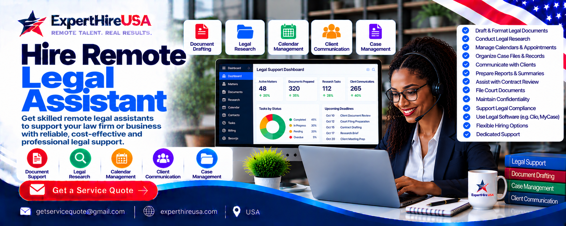 Hire Remote Legal Assistant