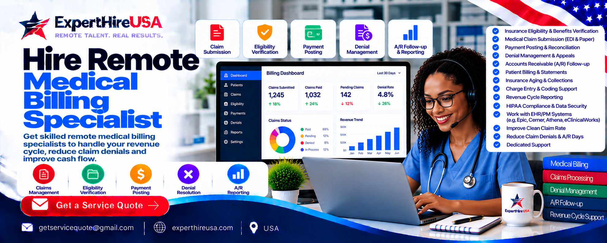 Hire Remote Medical Billing Specialist