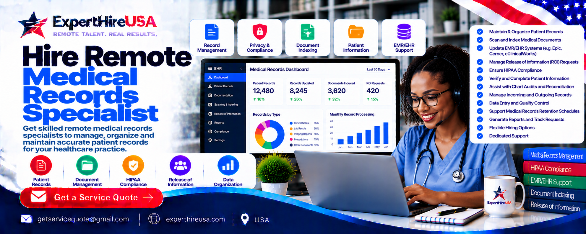 Hire Remote Medical Records Specialist