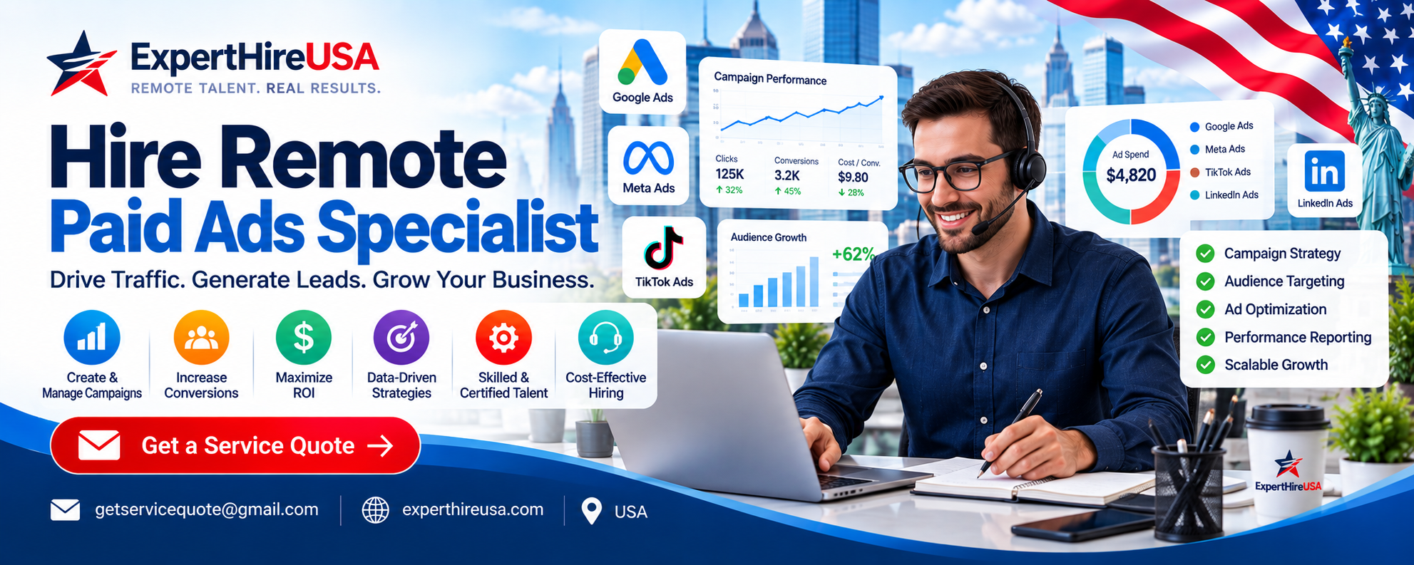 Hire Remote Paid Ads Specialist