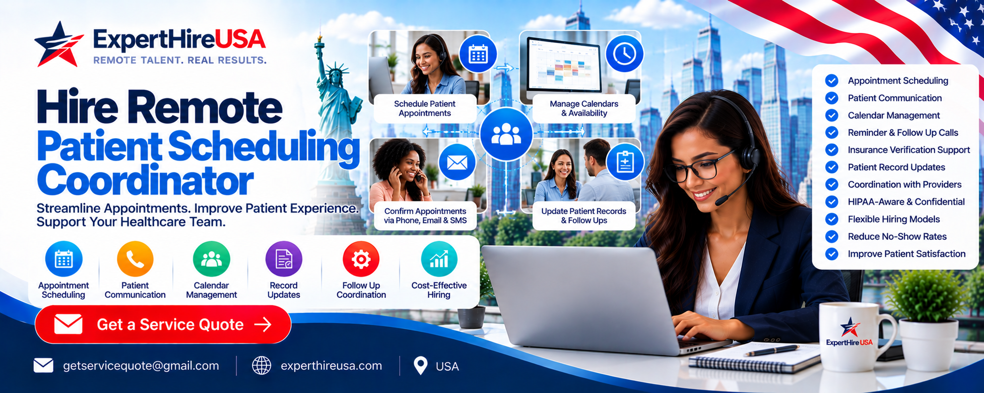 Hire Remote Patient Scheduling Coordinator