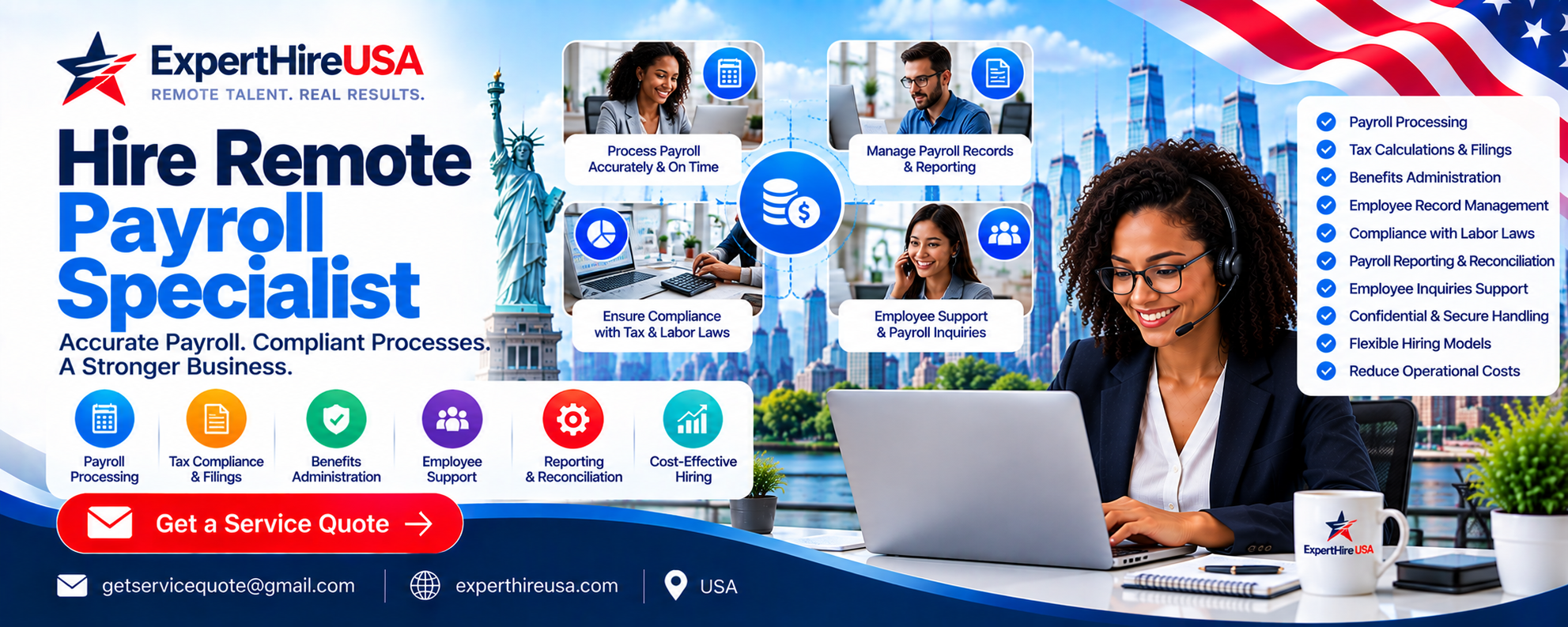 Hire Remote Payroll Specialist
