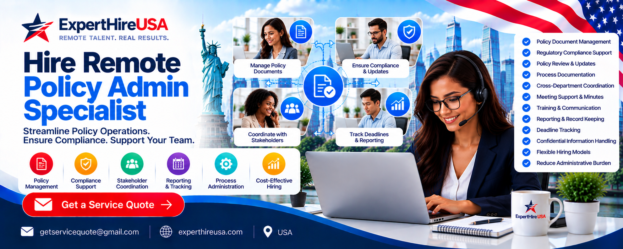 Hire Remote Policy Admin Specialist