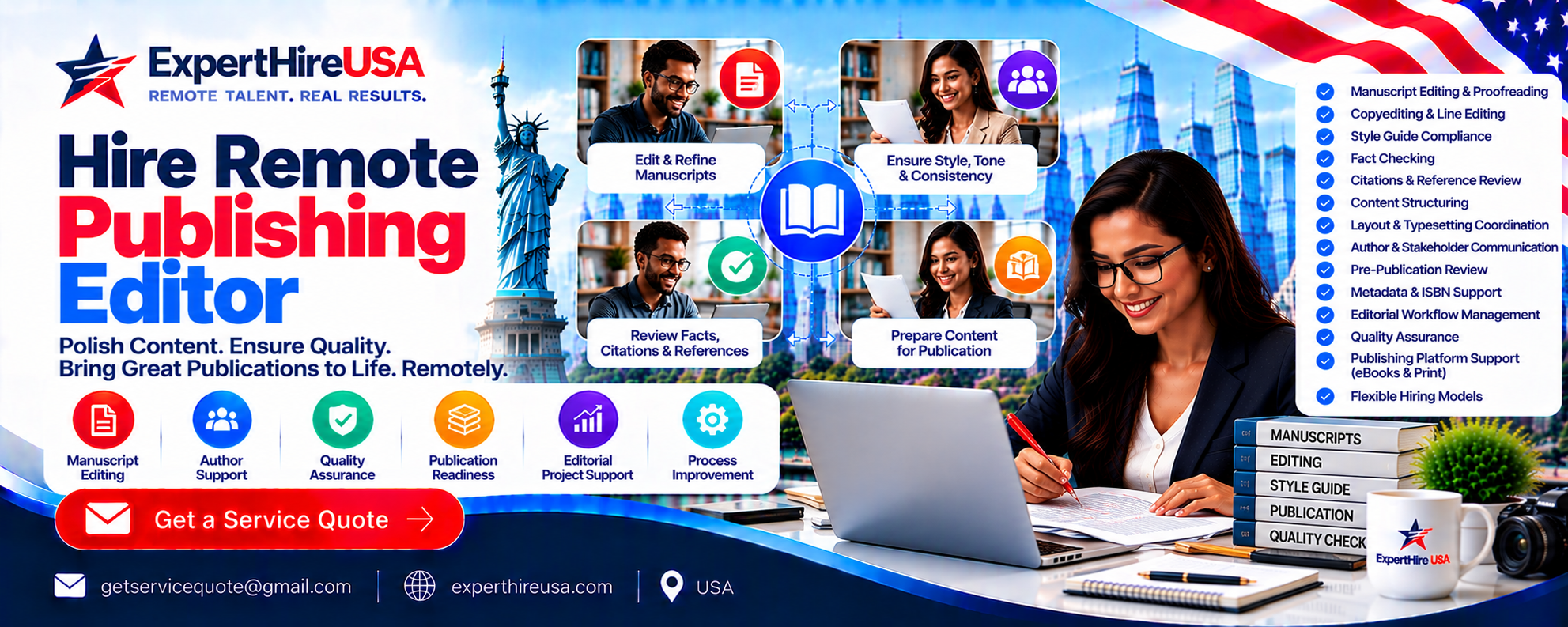 Hire Remote Publishing Editor Hire Remote Publishing Editor