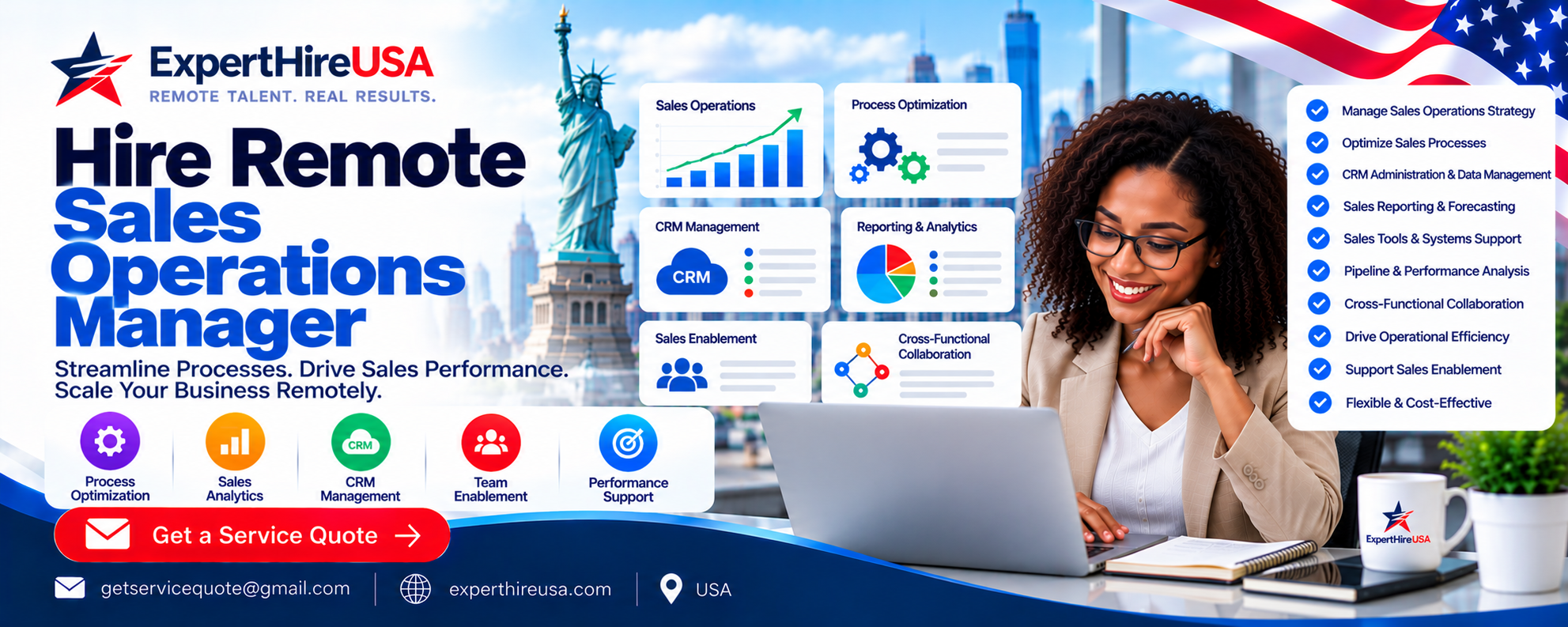 Hire Remote Sales Operations Manager