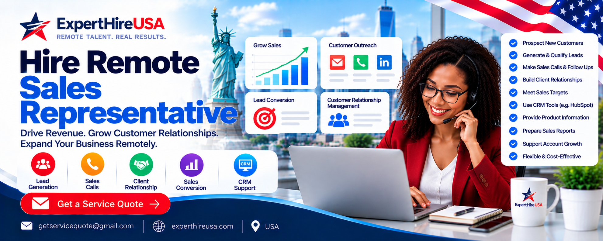 Hire Remote Sales Representative