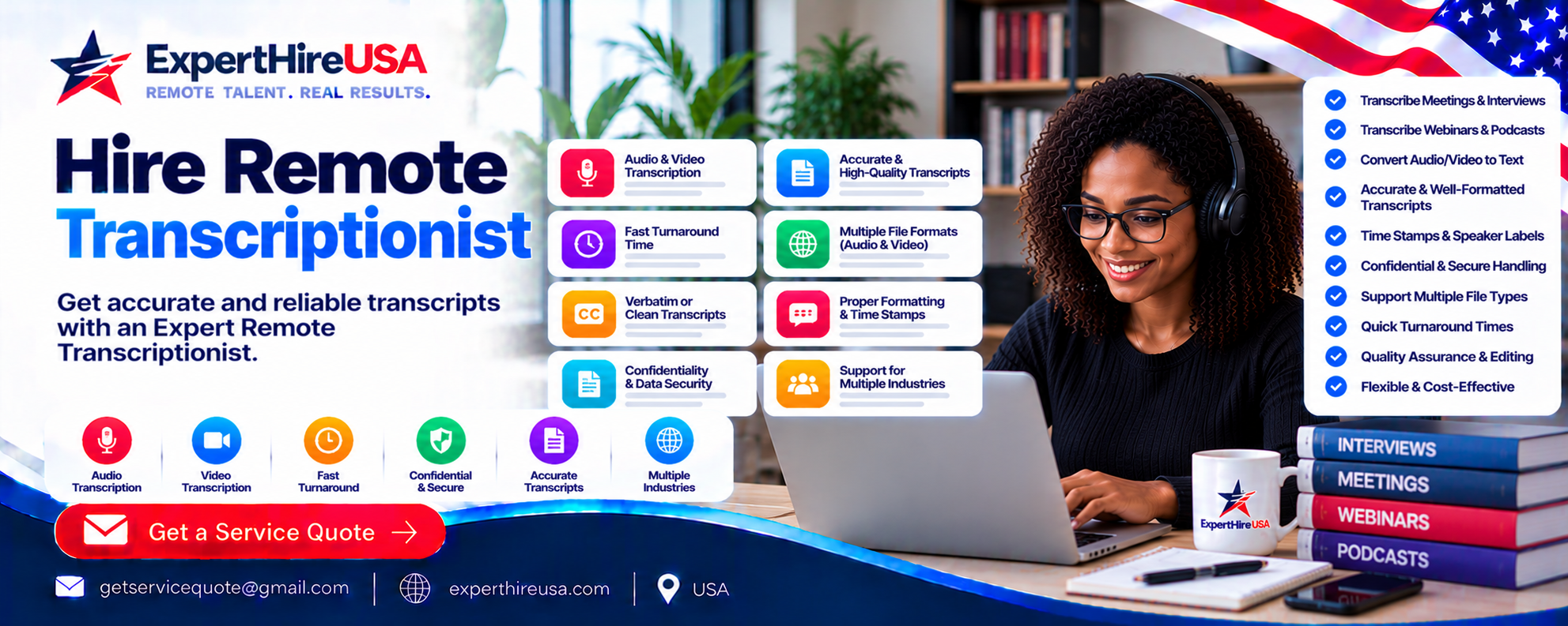 Hire Remote Transcriptionist